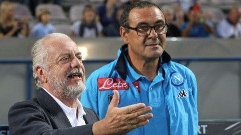 Chủ tịch Napoli xác nhận Sarri sẽ dẫn dắt Chelsea Chủ tịch Napoli xác nhận Sarri sẽ dẫn dắt Chelsea