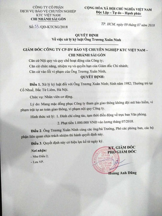 Vụ bảo vệ giắt súng, nghênh ngang: Chỉ phạt tiền và điều chuyển!