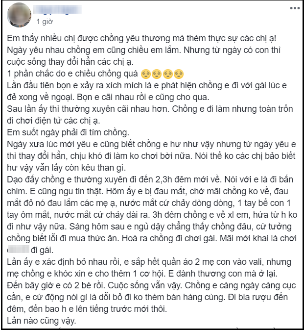 Vợ không tiếc tiền cho chồng câu cá giải sầu, đi học massage để cung phụng chồng nhưng vẫn bị phản bội Vợ không tiếc tiền cho chồng câu cá giải sầu, đi học massage để cung phụng chồng nhưng vẫn bị phản bội