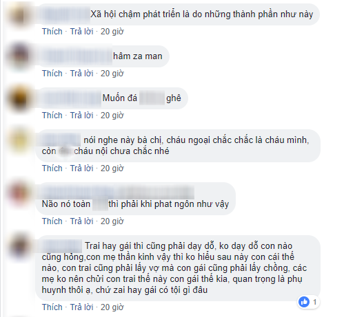 Mẹ trẻ tuyên bố tự hào vì có 2 con trai, khinh thường các nhà toàn con gái phải ngồi mâm dưới gây bão MXH