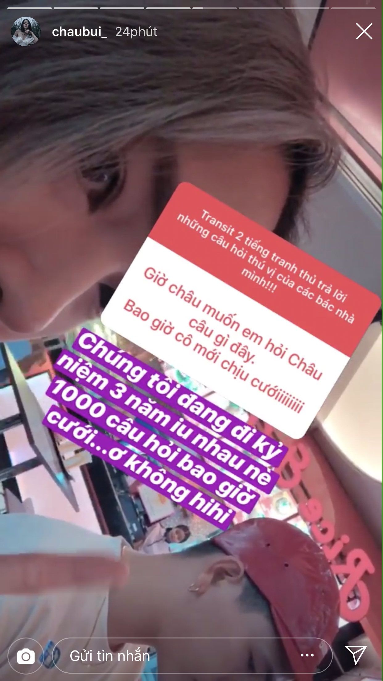 Hot girl chơi trả lời câu hỏi trên Instagram, có những tiết lộ thú vị đến không ngờ! Hot girl chơi trả lời câu hỏi trên Instagram, có những tiết lộ thú vị đến không ngờ!