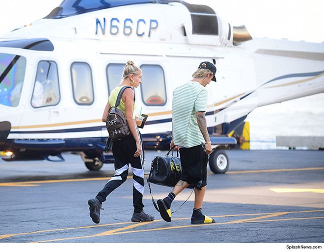 Justin Bieber về ra mắt gia đình bạn gái Hailey Baldwin