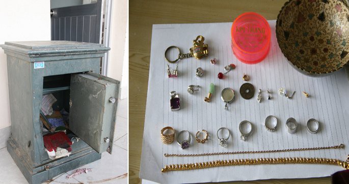 Trộm thành công hơn 800 triệu đồng, hai thanh niên gom luôn 10 đôi dép cũ