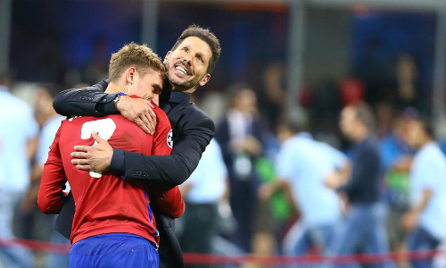 Simeone gửi lời căn dặn Griezmann trước trận chung kết