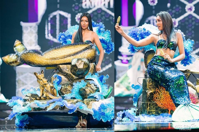 Hoa hậu Hòa Bình Thái Lan trình diễn trang phục dân tộc siêu độc đáo Hoa hậu Hòa Bình Thái Lan trình diễn trang phục dân tộc siêu độc đáo