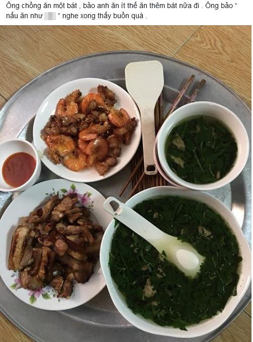 Vợ nấu cho bữa cơm tôm thịt đủ cả, chồng chỉ ăn một bát rồi buông lời cay đắng Vợ nấu cho bữa cơm tôm thịt đủ cả, chồng chỉ ăn một bát rồi buông lời cay đắng