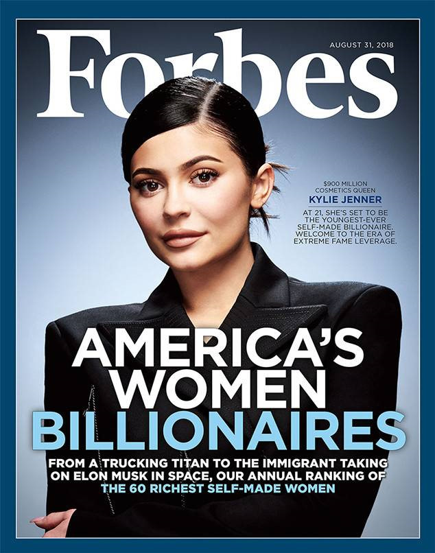 Tạp chí Forbes bị chế nhạo vì gọi Kylie Jenner là tỷ phú tự thân