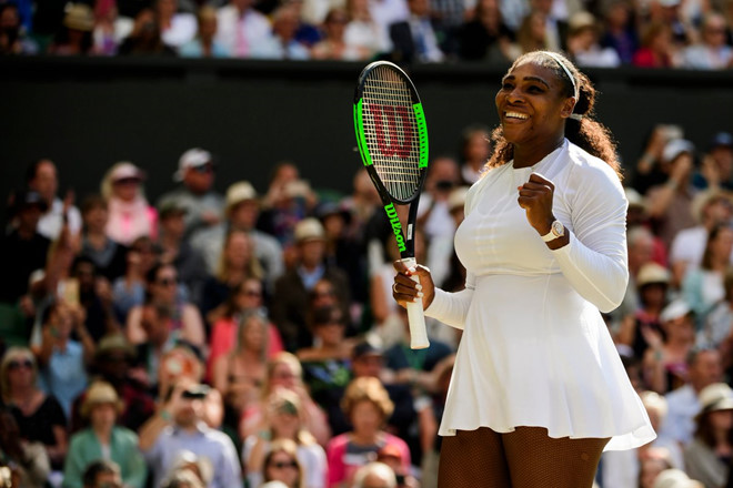 Thắng dễ Goerges, Serena Williams lần thứ 10 vào chung kết Wimbledon