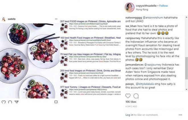 Hot Instagram Hong Kong xóa vội 95 bài đăng sau khi bị phát hiện dùng ảnh trên Google Hot Instagram Hong Kong xóa vội 95 bài đăng sau khi bị phát hiện dùng ảnh trên Google