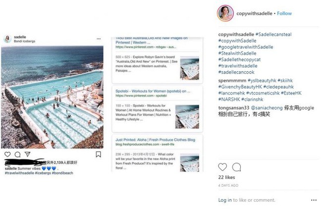 Hot Instagram Hong Kong xóa vội 95 bài đăng sau khi bị phát hiện dùng ảnh trên Google Hot Instagram Hong Kong xóa vội 95 bài đăng sau khi bị phát hiện dùng ảnh trên Google