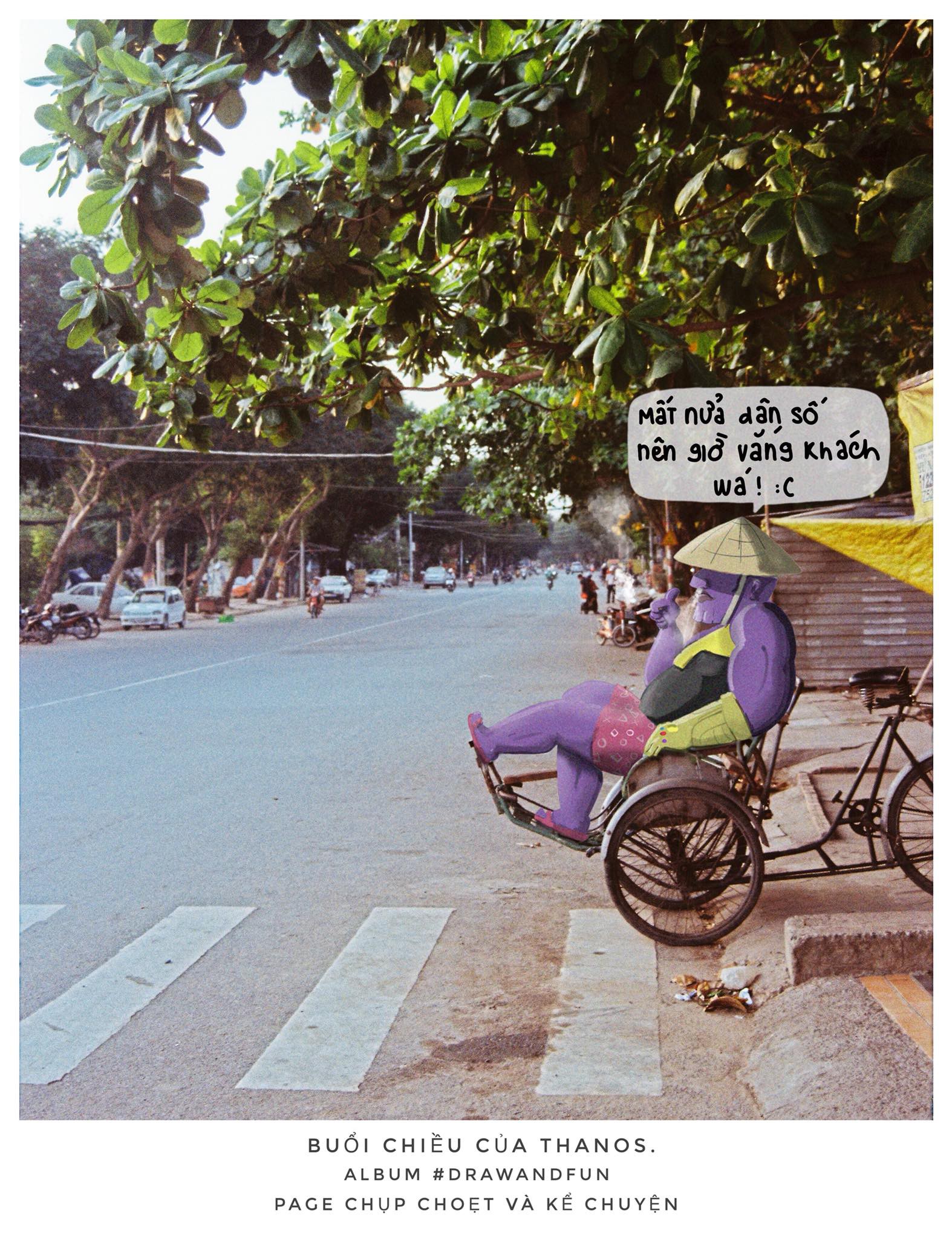 Thánh kể chuyện siêu cute: Iron man đạp xe đi mua áo mưa, Vô Diện say hello Bùi Viện