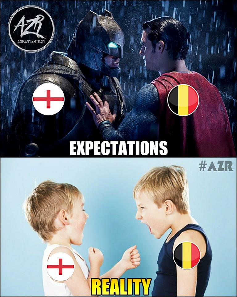 Ảnh chế đội tuyển Anh tay trắng về nước tràn ngập mạng xã hội