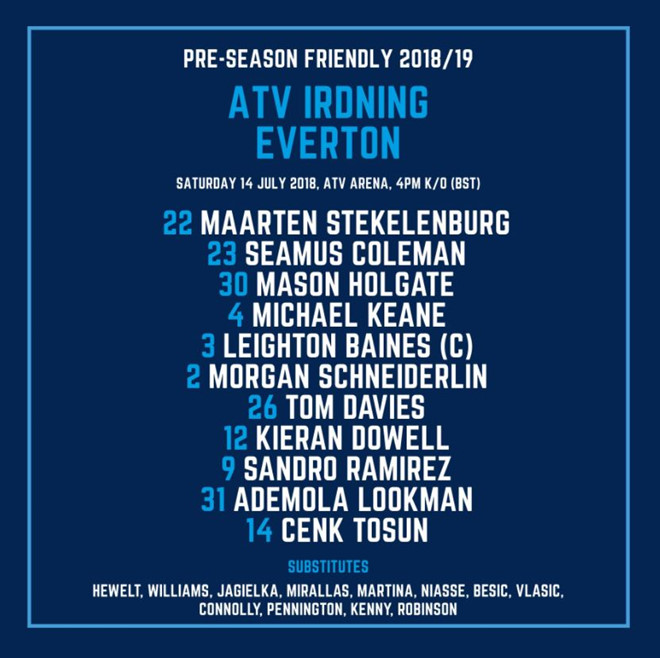 Được mời đá giao hữu, Everton thắng đối thủ 22-0