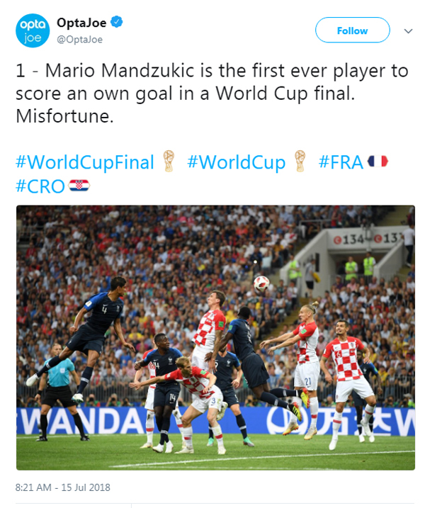 Pháp vô địch World Cup 2018