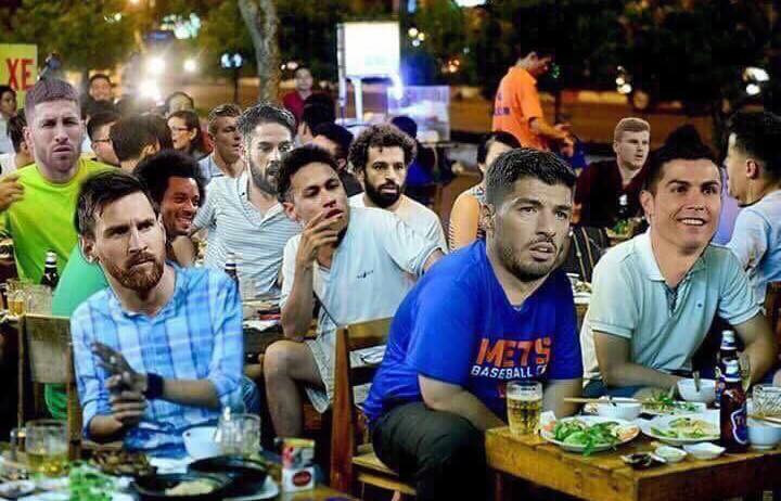 Ảnh chế Mbappe thay thế Ronaldo, Messi sau khi Pháp vô địch World Cup