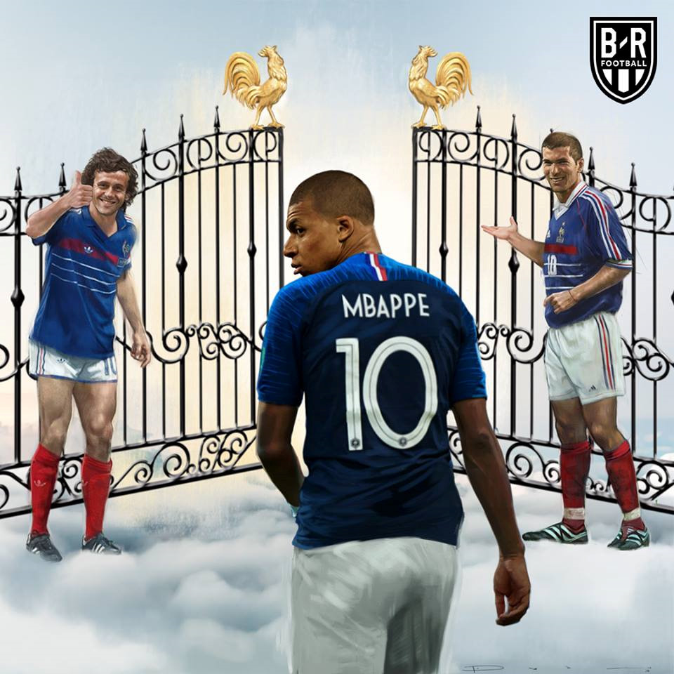 Ảnh chế Mbappe thay thế Ronaldo, Messi sau khi Pháp vô địch World Cup
