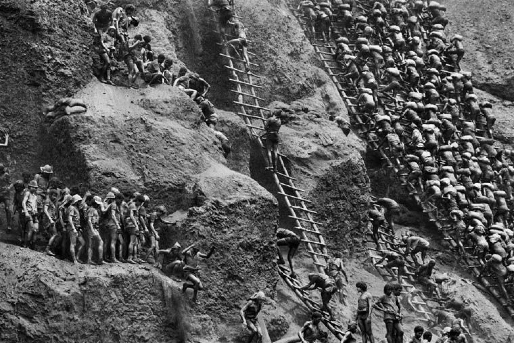 Những hình ảnh tại mỏ vàng Serra Pelada năm 1985: Khi giấc mơ làm giàu phải trả giá bằng những điều khủng khiếp Những hình ảnh tại mỏ vàng Serra Pelada năm 1985: Khi giấc mơ làm giàu phải trả giá bằng những điều khủng khiếp