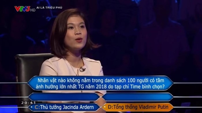Thử một mình chống lại thế giới, cô gái nhận kết quả bất ngờ trong Ai là triệu phú Thử một mình chống lại thế giới, cô gái nhận kết quả bất ngờ trong Ai là triệu phú