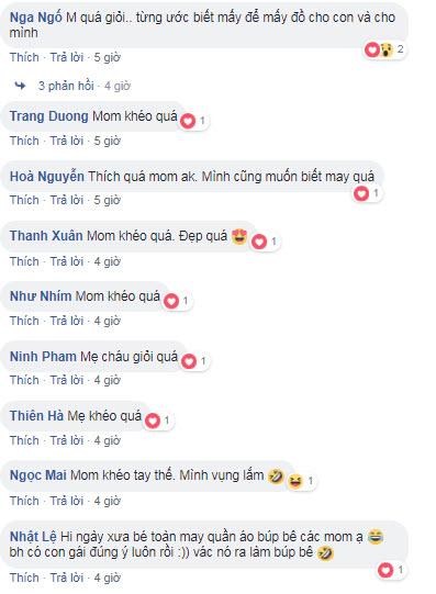 Ngồi 6 tiếng khâu váy cho con gái không mất một đồng, mẹ 9X được khen hết lời