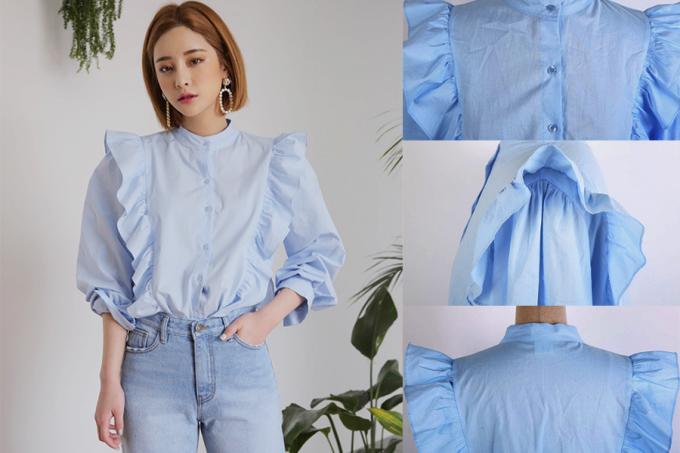 Chẳng cần nâng ngực, chỉ vài trăm nghìn mua chiếc áo kiểu này là vòng 1 nảy nở ngay