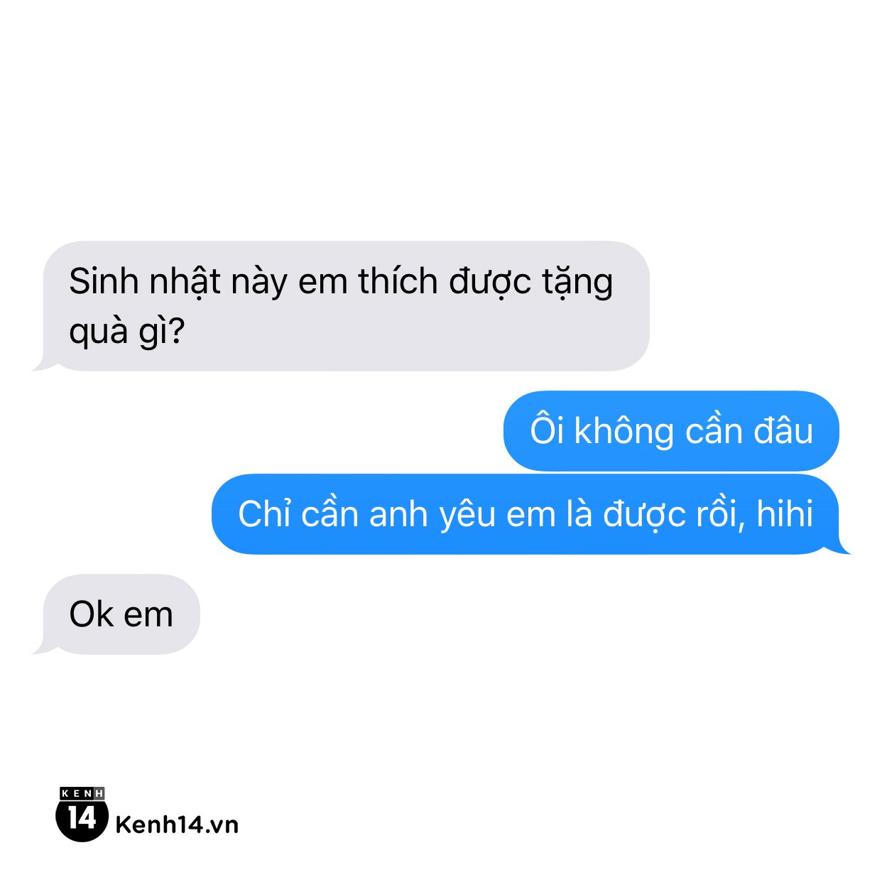 Chùm tin nhắn: Con trai ngây thơ thế này, bảo sao mãi suốt ngày bị bạn gái giận dỗi