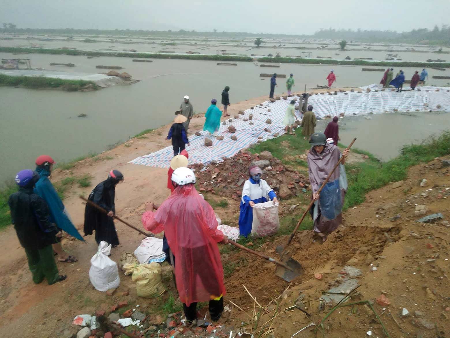 Bão Sơn Tinh gây mưa to, lốc xoáy, hàng loạt mái nhà bị cuốn phăng