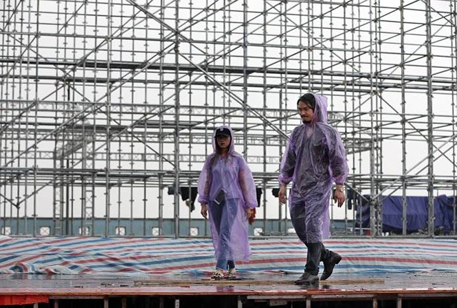 Chung khảo phía Bắc Hoa hậu Việt Nam có thể hủy sân khấu ngoài trời vì bão