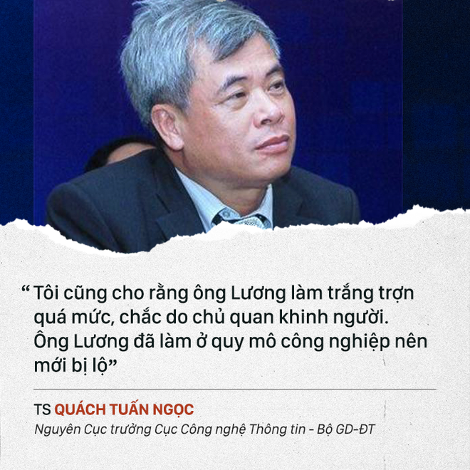 Bê bối gian lận điểm thi: Ông Lương đã làm ở quy mô công nghiệp