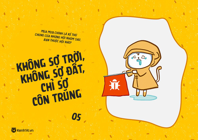 Có những người yêu sự lãng mạn trời mưa, nhưng cũng có những kẻ ghét mưa như quân thù!