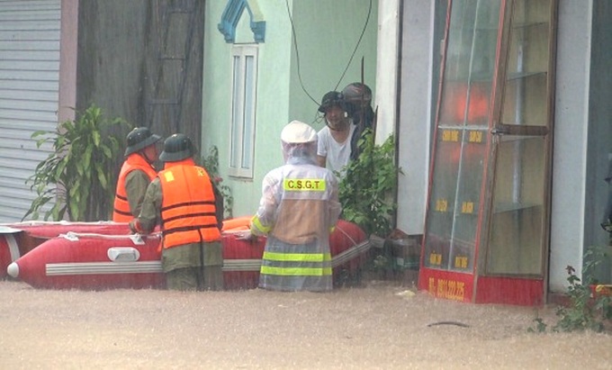 Huyện miền núi Quảng Ninh chìm trong biển nước