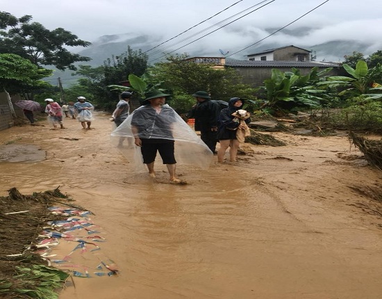Yên Bái: Mưa lớn tại Trấn Yên, một người bị vùi lấp, nhiều nơi cô lập