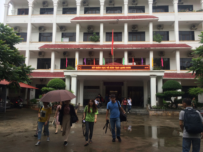 Xin ý kiến lãnh đạo Bộ chấm thẩm định lại môn Ngữ Văn tại cụm thi Lạng Sơn