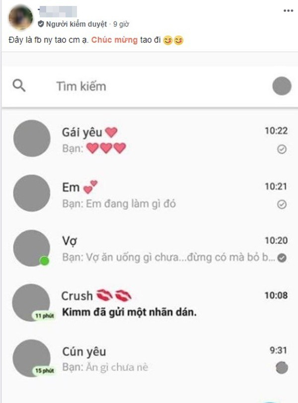 Vô tình xem điện thoại của người yêu, cô gái xinh đẹp ngã ngửa khi biết mình bị cắm 5 cái sừng