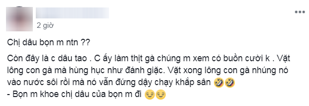Nàng dâu đánh vật làm thịt gà, lông thì sạch nhưng vẫn chạy quanh sân khiến chị em sửng sốt Nàng dâu đánh vật làm thịt gà, lông thì sạch nhưng vẫn chạy quanh sân khiến chị em sửng sốt
