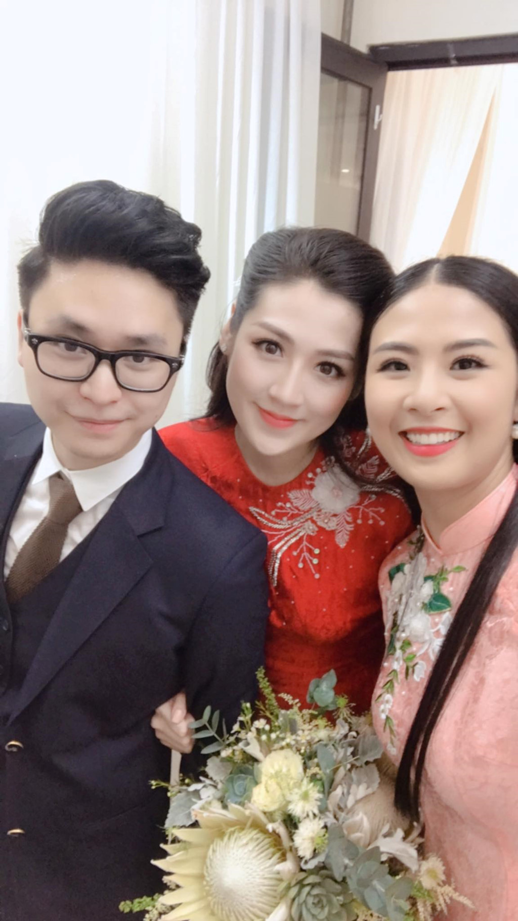 Dàn sao Việt dự lễ cưới Á hậu Tú Anh