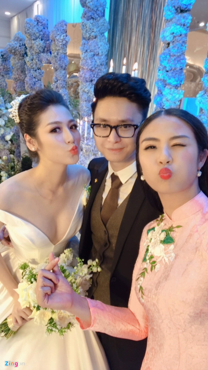 Dàn sao Việt dự lễ cưới Á hậu Tú Anh