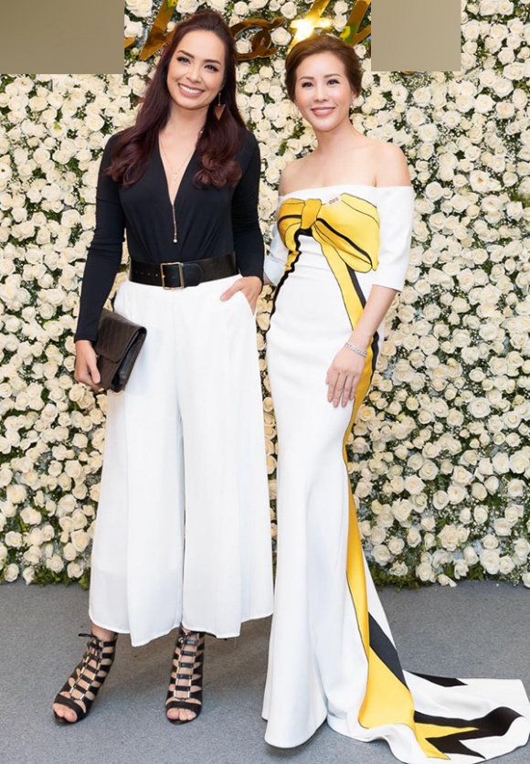 Kwon Sang Woo lịch lãm ở tuổi 42, Khánh My cân cả dàn sao với đầm in hình nam tài tử