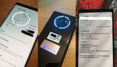 Ảnh thực tế Galaxy Note9 tiếp tục bị lộ