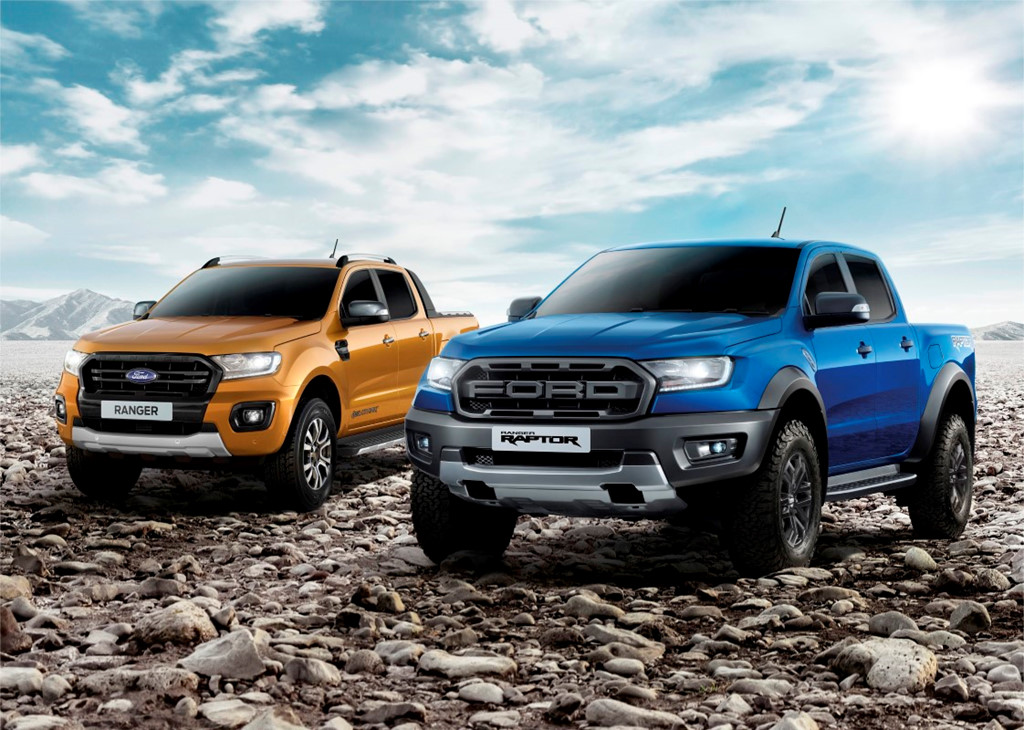 Ford Ranger 2019 giá từ 17.640 USD tại Thái Lan