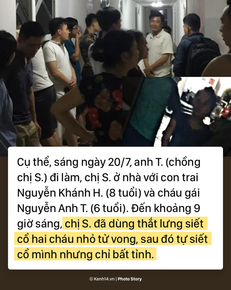 Toàn cảnh nghi án mẹ siết cổ con và cháu tử vong gây chấn động ở Hà Nội