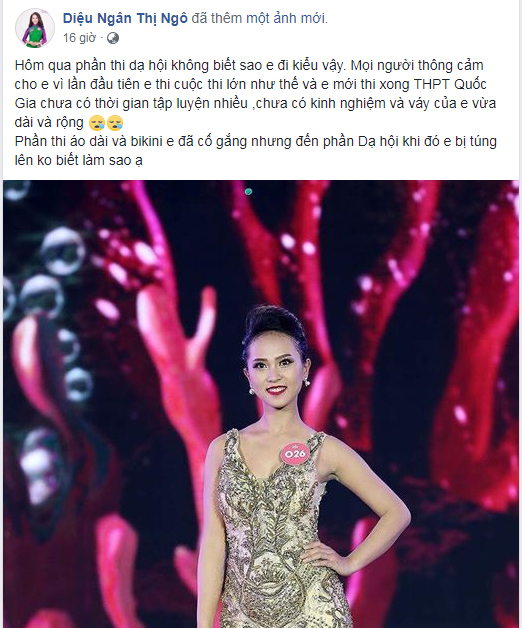 Thí sinh Hoa hậu Việt Nam lên tiếng về màn catwalk kỳ quặc trong đêm Chung khảo Thí sinh Hoa hậu Việt Nam lên tiếng về màn catwalk kỳ quặc trong đêm Chung khảo