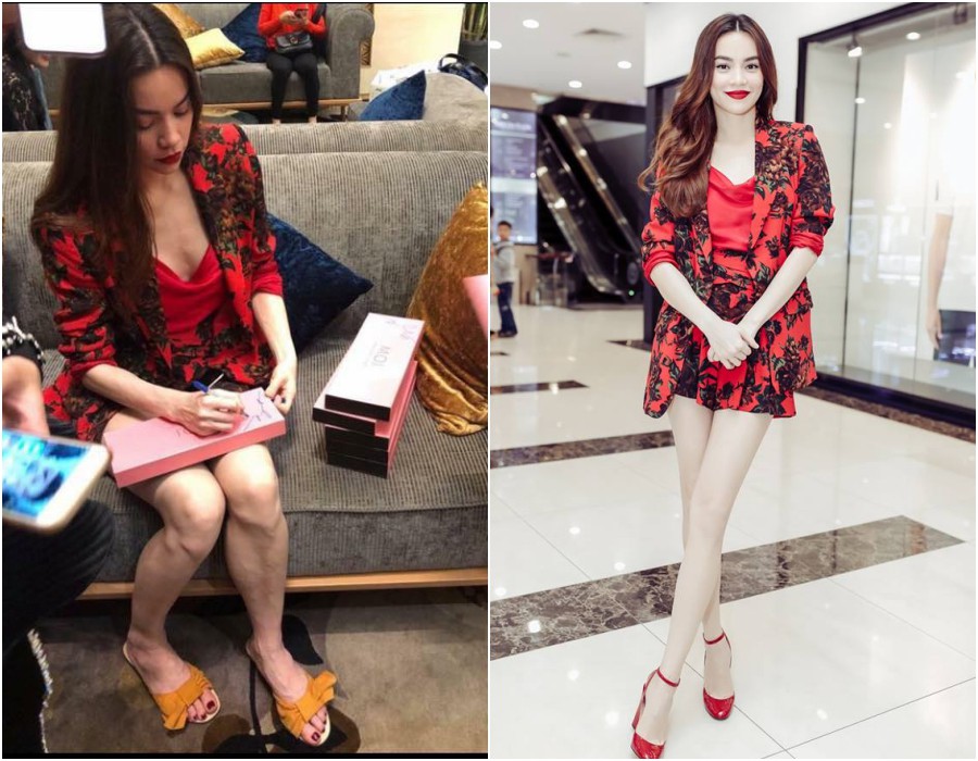 Hà Hồ lại bị soi ảnh trước-sau photoshop: Lúc nõn nà trắng ngần, khi gân guốc đến giật mình