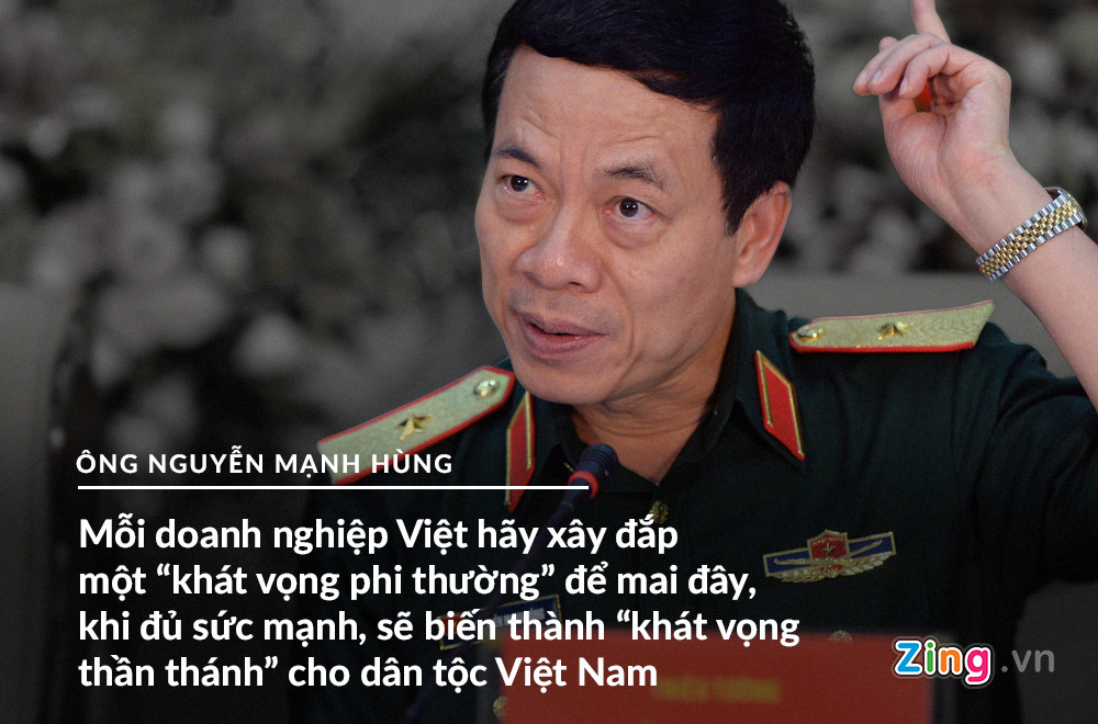 10 phát ngôn truyền cảm hứng của ông Nguyễn Mạnh Hùng