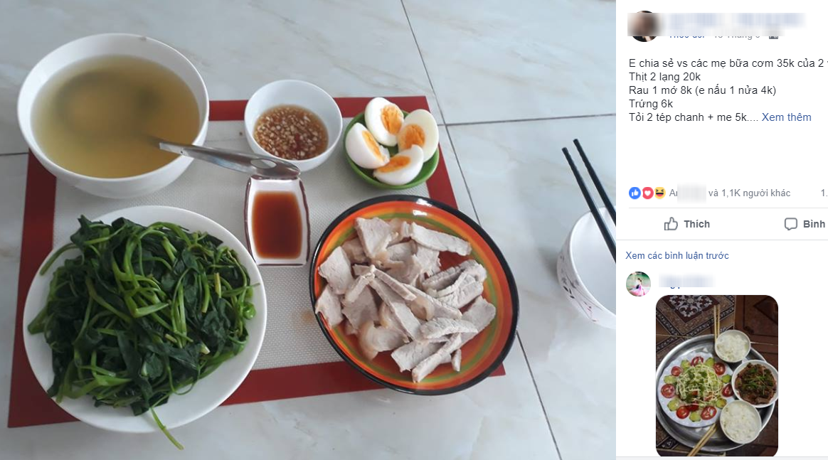 Tự nhận mình khéo tay, dạy chị em nấu cơm với 35 nghìn, cô vợ trẻ khiến dân tình cười đau ruột vì mâm toàn món luộc