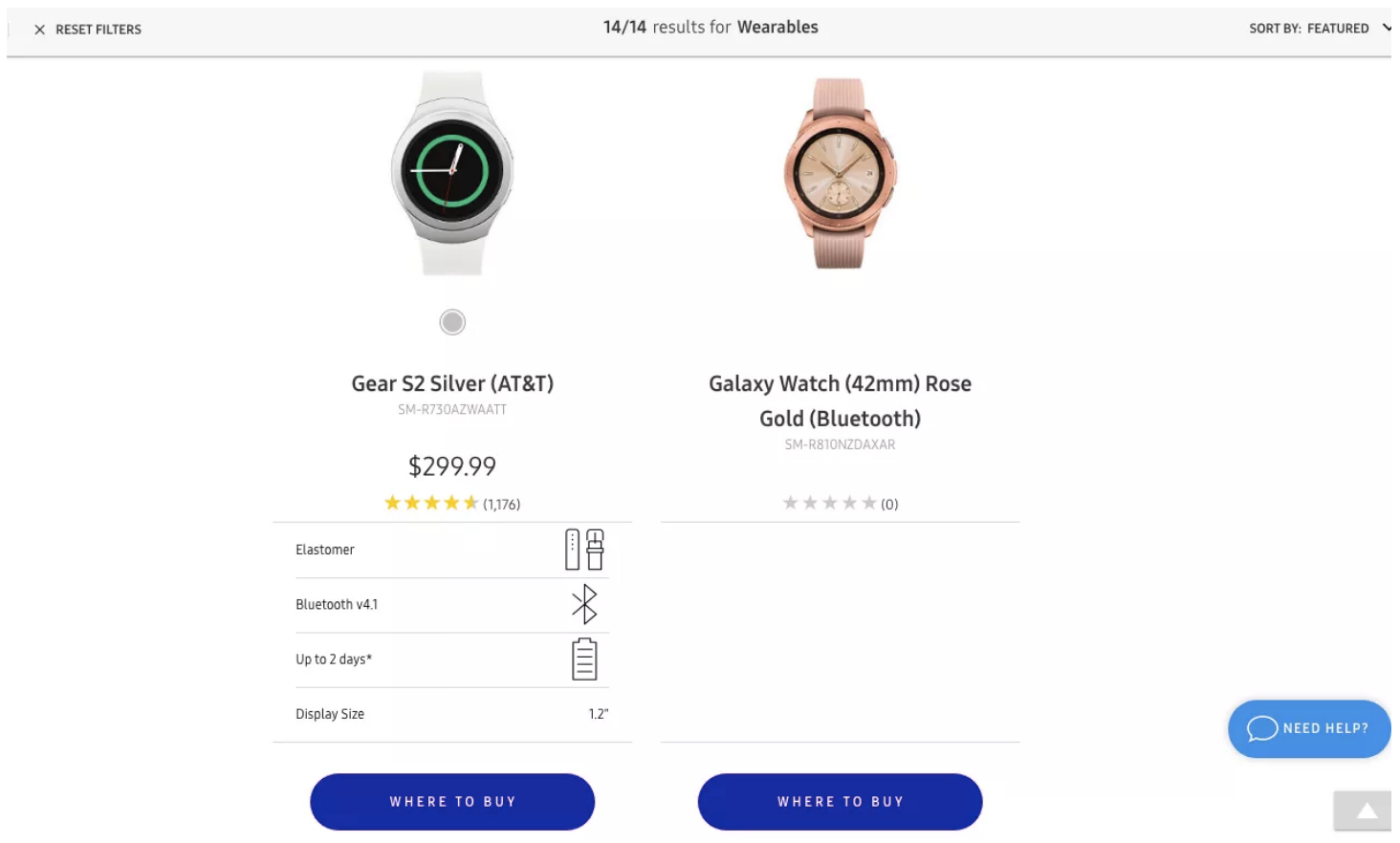 Galaxy Watch bất ngờ lộ diện trên website Samsung
