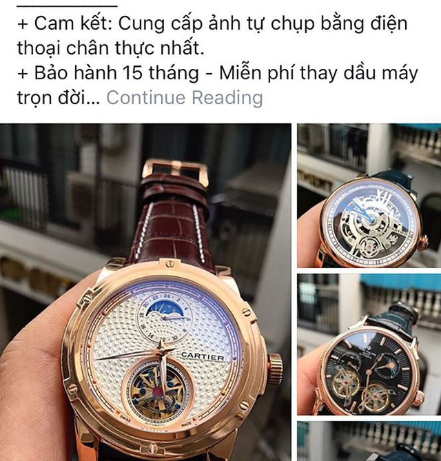 Đồng hồ hàng hiệu Omega, Rolex bán như… bán rau