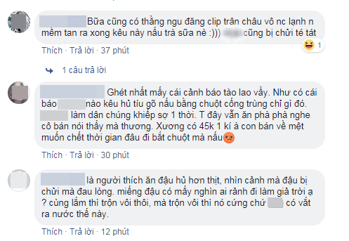 Đăng clip cảnh báo đậu phụ giả vắt ra nước, dẻo như cao su gần triệu lượt xem, cô gái Hà Nội bị bao người mắng té tát