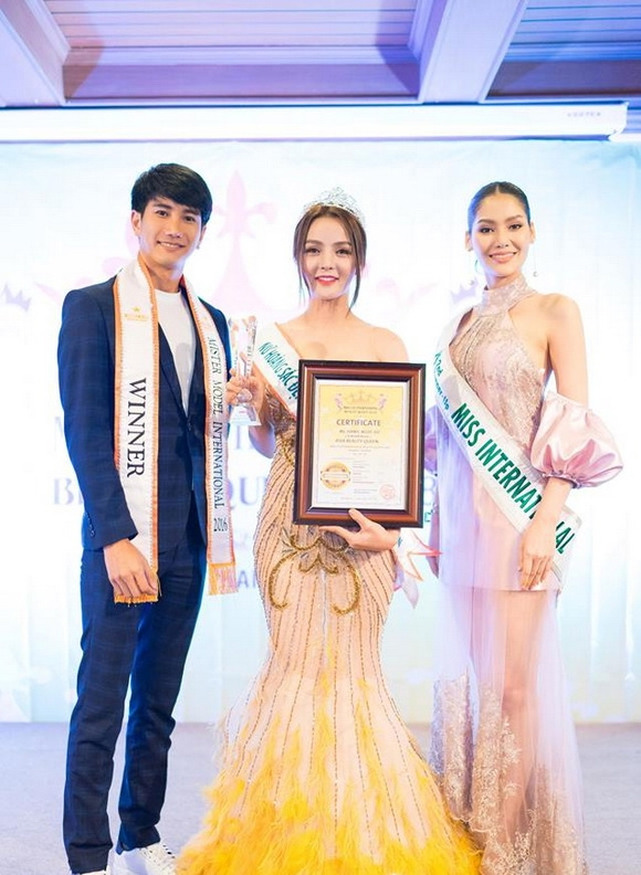 Vi Nhạn Ngọc bất ngờ đăng quang Nữ hoàng sắc đẹp châu Á tại Thái Lan