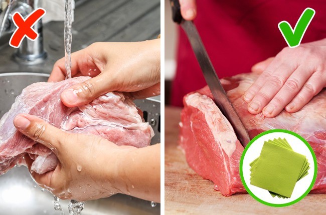 Có những thực phẩm không nên rửa và bắt buộc phải rửa trước khi dùng mà lâu nay chúng ta vẫn toàn làm ngược lại Có những thực phẩm không nên rửa và bắt buộc phải rửa trước khi dùng mà lâu nay chúng ta vẫn toàn làm ngược lại