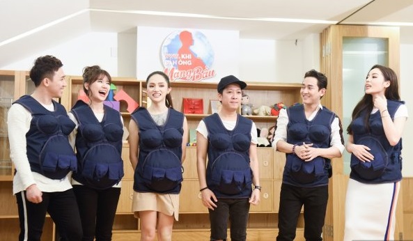 Khi đàn ông mang bầu tập 10: Hương Giang hoảng sợ, Trấn Thành, Trường Giang sụp đổ sau một ngày đi mẫu giáo